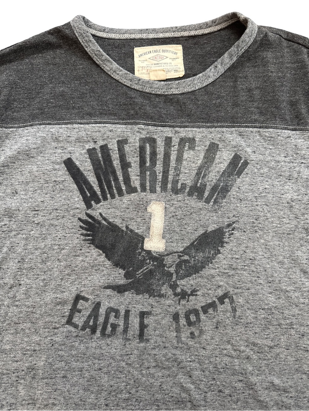 American Eagle Outfitters Y2K Men’s Long Sleeve T-Shirt Size Large Preppy Y2K